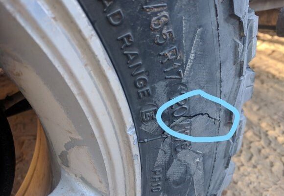 BF KO2 קרע צמיג