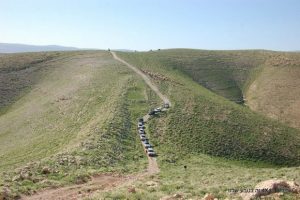 בקעת הירדן טיול ג'יפים שיירה ירוק מעלה עליה