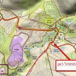 מפה מסלול ראלי חוצה ישראל