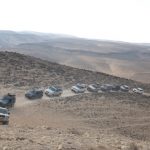 שיירה ג'יפים נוף