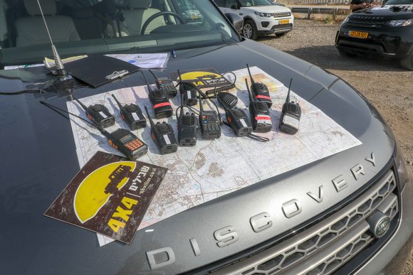 מפה מכשירי קשר מסע לנדרובר