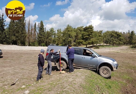 חילוצים תקוע על הגחון
