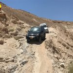 מורד ירידה תלול תלולה טויוטה פראדו קשוח