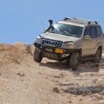 טויוטה פראדו לנדקרוזר מורד ירידה תלול תלולה