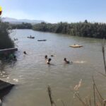 הירדן ירדן נהר טבילה שיכשוך מים