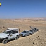 שיירה ג'יפים נוף אווירה