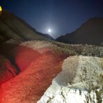 נוף אווירה ירח לילה