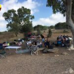 ארוחה משותפת ראלי ים אל ים מנוחה אוכל אנשים