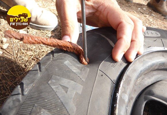 תיקון פנצ'ר תולעת גומי