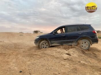 יונדאי סנטה פה רכב תקוע