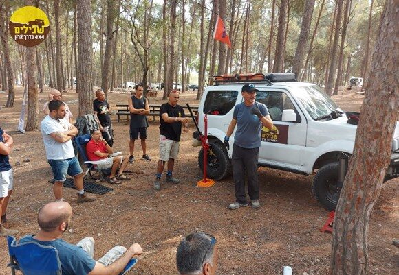 מפגש ג'יפאים הנפלד טכנולוגיות חברת שבילים הדרכה הדגמה