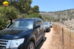 גלבוע, עמק המעיינות, רמת יששכר, שיירה מיצובישי פאג'רו