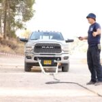 דודג' ראם מפגש שבילים הנפלד הדרכה גרירה חילוץ