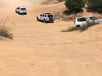 מוסמך שטח 12 שיירה ג'יפים