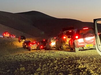 מוסמך שטח 12 שיירה אורות לילה חושך